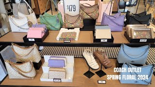 COACH OUTLET SPRING FLORAL COLLECTION 2024 [upl. by Noitsuj]