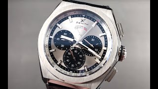 Zenith Defy El Primero 21 Chronograph 959001900401R582 Zenith Watch Review [upl. by Cusick]