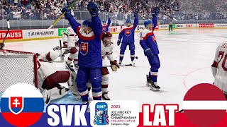 SLOVENSKO  LOTYŠSKO  MS HOKEJ 2023  NHL 23  XBOX [upl. by Stinson]