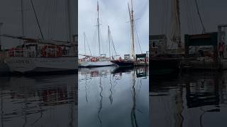 Provincetown waterfront from our dinghy including the Pilgrim Monument sailing [upl. by Burta376]