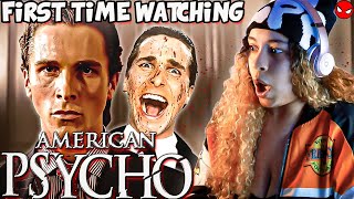 THIS IS SO CHAOTIC  American Psycho Reaction 2000 FIRST TIME WATCHING [upl. by Nylra]