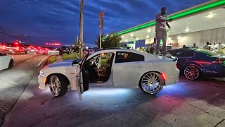 Atlanta Gas Station Turn Up after BlockParty 2024 party viralvideo automobile atlanta [upl. by Suryc]