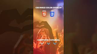 Add a Transparent Overlay to Background Images with CSS  CSS Image Color Overlay shorts [upl. by Alpheus137]