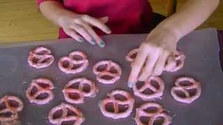 How To Easy Chocolate Covered Pretzels [upl. by Otrevlig]