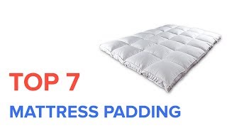 Top 5 Mattress Padding in India  2018 [upl. by Ayiotal]