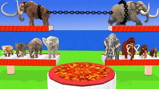 Mammoth vs Elephant  Who Pulls Harder Over Portal  Animal Revolt Battle Simulator [upl. by Jacobsen365]