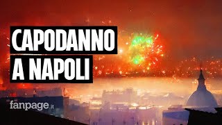 Capodanno a Napoli lo spettacolo dei fuochi dartificio [upl. by Anived]