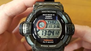 Casio GShock GW92001ER RISEMAN  recenzja przegląd funkcji porównanie i ustawienia PL [upl. by Filemon538]