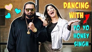 Dancing With YO YO HONEY SINGH on Makhna  Neha Kakkar Singhsta TDO  StyleMeUpWithSakshi [upl. by Crescantia]