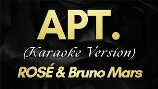 APT Karaoke  ROSÉ amp Bruno Mars [upl. by Notna]