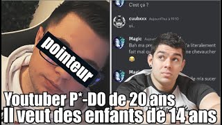 un youtuber de 20 ans Pointeur envoie des messages à des ENF🅰️NTS [upl. by Acinaj]