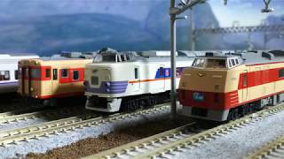 Nゲージ 北海道を彩った特急列車たち N gauge limited express train that colored Hokkaido [upl. by Ihel950]