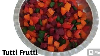 tutti frutti simple recipe [upl. by Malinin]