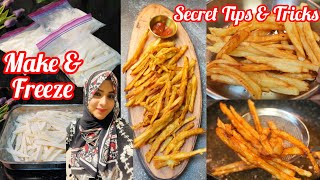 French Fries Recipe in Tamil  Crispy French Fries at Home with Secret Tips ampTricks [upl. by Hamlani]