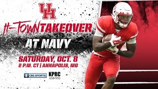 No 6 Houston at Navy No Huddle 100816 [upl. by Ladd404]