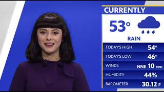 Weather Girl Inessa Lee Caught Singing on Air [upl. by Auhsuoj]