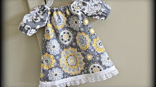 Baby Dress Sewing For Beginners [upl. by Roice536]