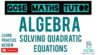 Solving Quadratic Equations by Factorising NonCalculator  Higher amp Foundation  GCSE Maths Tutor [upl. by Ekoorb]