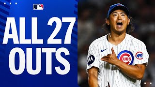 ALL 27 OUTS of Cubs NOHITTER Shota Imanaga Nate Pearson and Porter Hodge  今永昇太 [upl. by Aneeuqal]