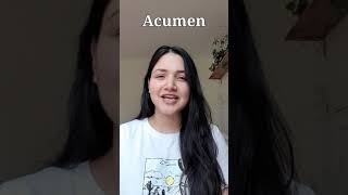 Acumen Learn A New Word And Improve Your English Vocabulary shorts [upl. by Eylrahc]