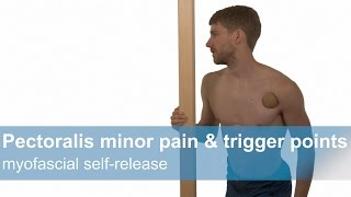 Pectoralis minor pain amp trigger points  myofascial release [upl. by Ami]