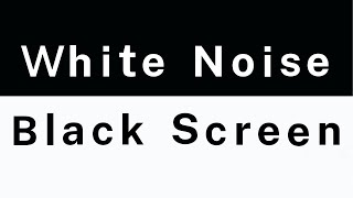 Ultimate White Noise Black Screen  10 Hours Sleep Study Focus  White Noise for Sleeping [upl. by Anaili]