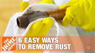 6 Easy Ways to Remove Rust from Tools amp Hardware  The Home Depot [upl. by Esilram756]