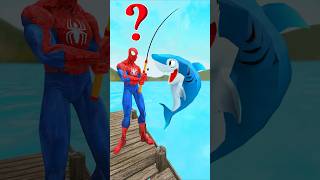 Spiderman challenge fishing vs Joker Venom Scary teacher gta spiderman funnyvideo homemaranha [upl. by Rento281]