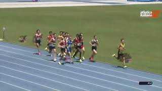 Francesco Bigoni  1500 m  Caorle 25062023 Campionati Italiani Allievi [upl. by Elbag]