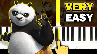 Kung Fu Panda  Oogway Ascends  VERY EASY Piano tutorial [upl. by Brianna]