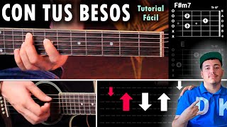 Con Tus Besos  Eslabón Armado GUITARRA Tutorial  Acordes [upl. by Nagad181]