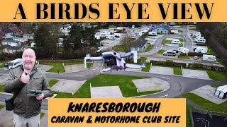 A Birds Eye View of KNARESBOROUGH Caravan amp Motorhome club site [upl. by Joleen]