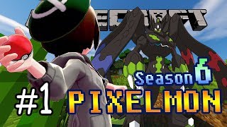 MINECRAFT PIXELMON SS6  1 เริ่มต้นการผจญภัยในโลกแห่งโปเกม่อนตามล่ามิติพิศวง [upl. by Drofnats552]