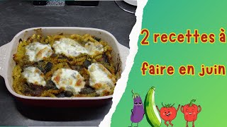 2 recettes à faire en juin🍆🫑🍅avec Thermomix [upl. by Jerome]