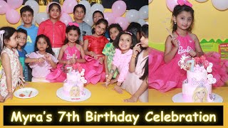 Myra’s 7th Birthday Celebration  Part 7  Marathi Vlog 462 [upl. by Corry]