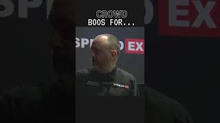 Crowd BOOs for  Mark Williams vs Hossein Vafaei snooker snookking [upl. by Whitcomb]