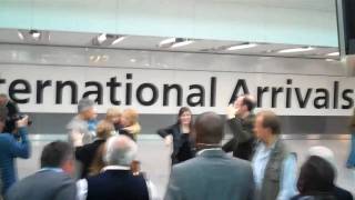 The NEW TMobile Welcome Back Ad TMobile Heathrow Terminal 5 Flash Mob Advert [upl. by Othella683]