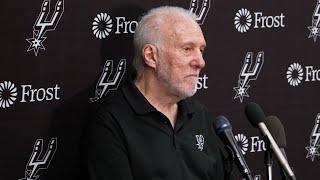 202324 San Antonio Spurs Season  Gregg Popovich PostGame Interview 1182023 [upl. by Janel661]