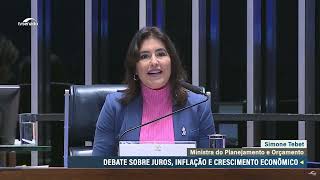 Simone Tebet  Sessão de Debates Temáticos no Senado [upl. by Athene678]