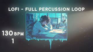 130 BPM Full Percussion Loops 1 FREE Serpent Lofi Sample Packs  Royalty Free Loops amp Samples [upl. by Thynne]