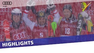 Marcel Hirscher comes from behind to take top spot in Slalom at Val dIsère  Highlights [upl. by Hatch]