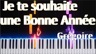 Je te souhaite une bonne année Grégoire Tutoriel Piano [upl. by Piers]