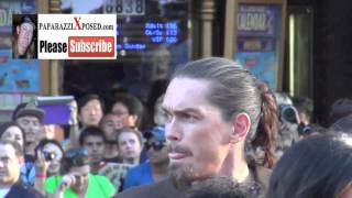 Steve Howey arrives to the Sons Of Anarchy Season 6 Premiere at Kodak Theatre in Hollywood [upl. by Loris]