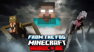 Surviving HEROBRINE From the Fog in Minecraft Hardcore But he brought Friends [upl. by Bahr]