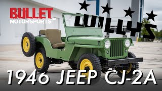 1946 Jeep Willys CJ2A  4K  quot Gone Farmin quot [upl. by Eudocia]