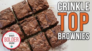 The Secret To Crinkle Top Brownies [upl. by Eceinhoj]