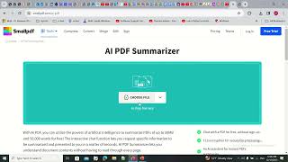 SmallPDf تلخيص الابحاث باستخدام الذكاء الاصطناعي Smallpdf AI PDF Smmarizer [upl. by Rather]