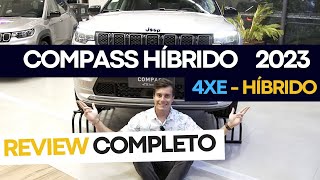 Compass Híbrido 4xe 2023  Mais econômico que um Uno Avaliação e review Completo [upl. by Miki113]