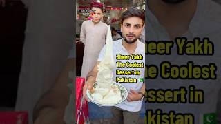 Sheer Yakh – Peshawar’s Famous Afghan Ice Cream😍 MustTry 🙌 SheerYakh streetfood foodshorts [upl. by Yarvis]