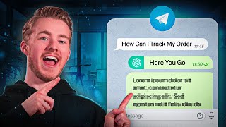 How To Create AI Telegram Chatbot in 2024 Free Template [upl. by Serolod]